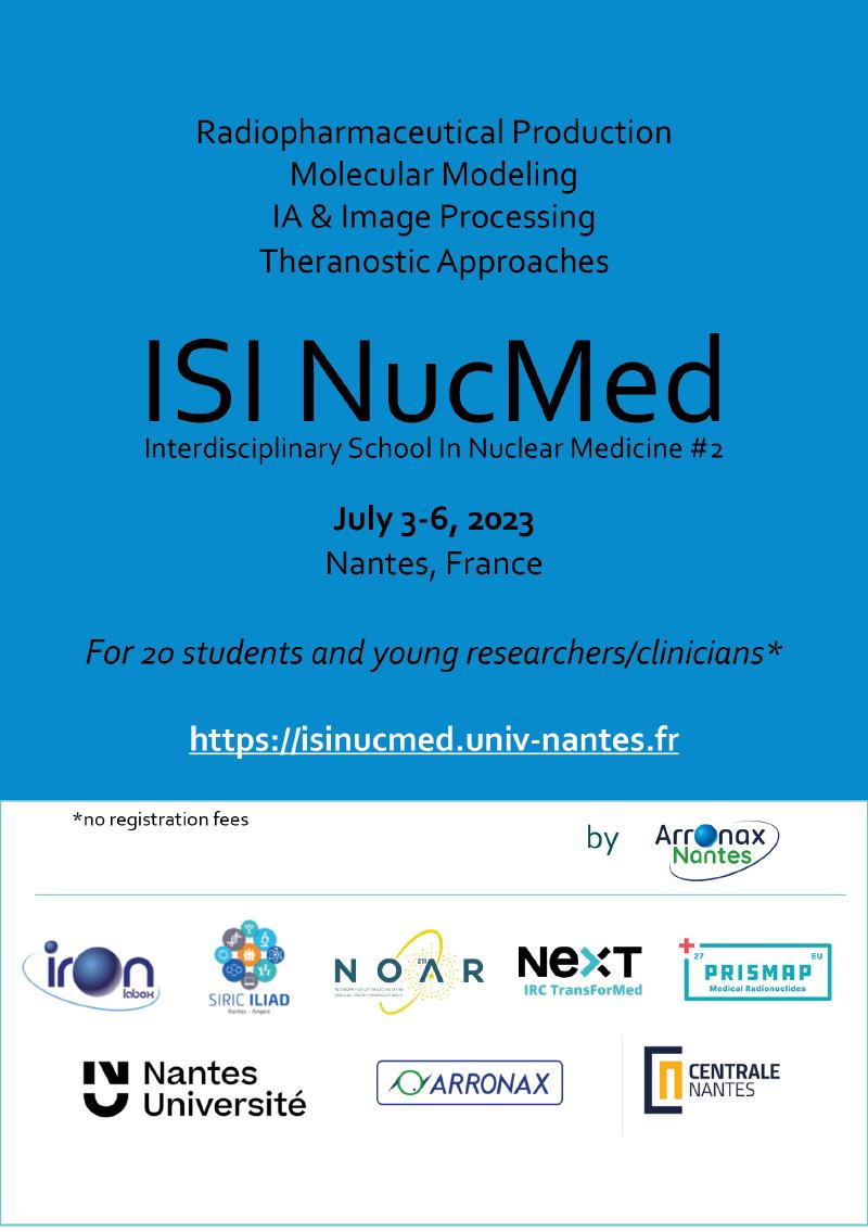 Flyer École thématique Nuclear Medicine 2023